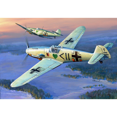 Snap Kit letadlo 7302 - Messerschmitt B-109 F2 (1:72)