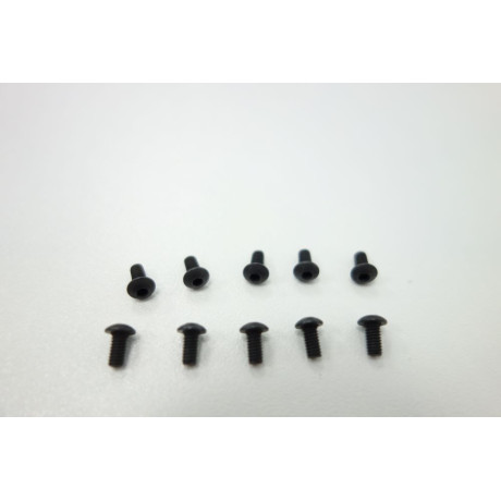 SWORKz ocelový Inbusový šroub s čočkovitou hlavou, M2,5x5mm, 10 ks.