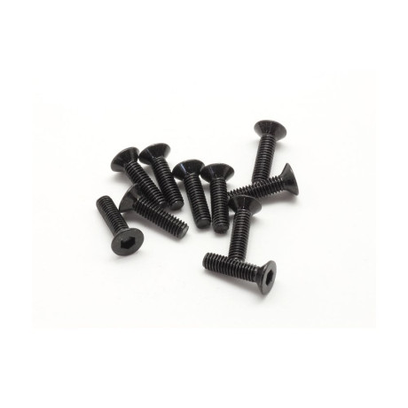 SWORKz ocelový Inbusový šroub s zápustnou hlavou, M2,6x10mm, 10 ks.