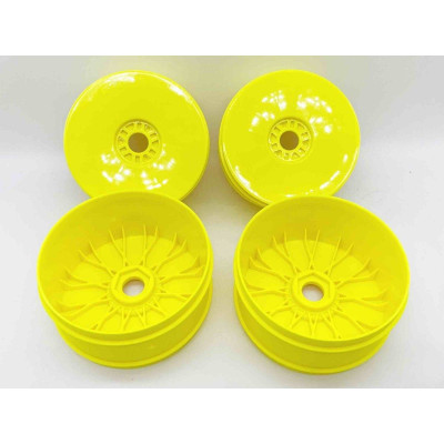 TPRO 1/8 Off-Road disky Pro-XR Race Medium/Střední tvrdost, žluté, 4 ks.