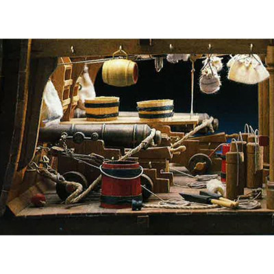 Mantua Model Dělová paluba řez 1:23 kit