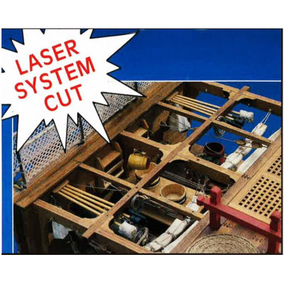 Mantua Model Dělová paluba řez 1:23 kit