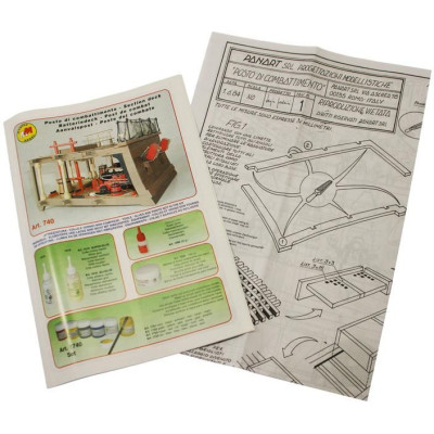 Mantua Model Dělová paluba řez 1:23 kit