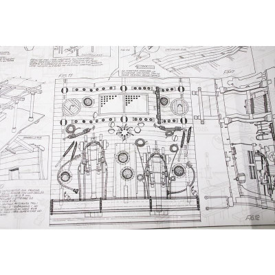 Mantua Model Dělová paluba řez 1:23 kit