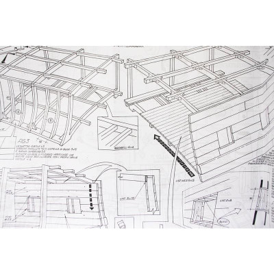 Mantua Model Dělová paluba řez 1:23 kit