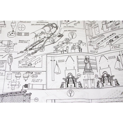 Mantua Model Dělová paluba řez 1:23 kit