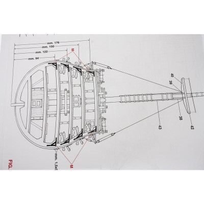 Mantua Model Victory řez trupem 1:78 kit