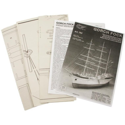 Mantua Model Gorch Fock 1:90 kit