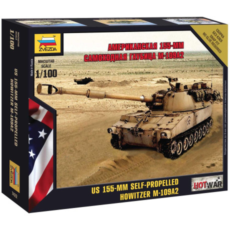 Wargames (HW) military 7422 - 155mm Self-Propelled Howitzer M-109 A2 (1:100)