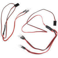 Pótalkatrész Axial SCX10 III Early Bronco RC autómodellekhez: LED világítás.