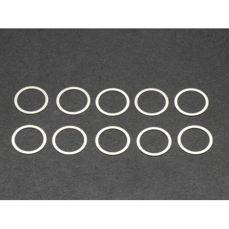 SWORKz ocelové/hliník vymezovací podložky 10x12x0.2mm, 10 ks.