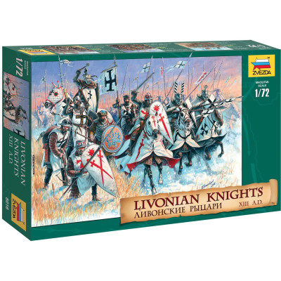 Wargames (AoB) figurky 8016 - Livonian Knights XIII-XIV A. D. (1:72)