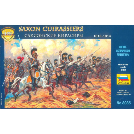 Wargames (AoB) figurky 8035 - Saxon Cuirassiers 1810-1814 (1:72)