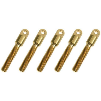 Závitová koncovka mosaz M4 pro lanko (5)