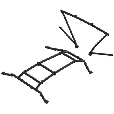 Arrma střešní prvky ochranné klece černé