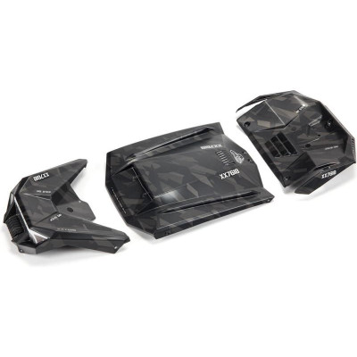 Arrma panely karosérie černé: Firearm