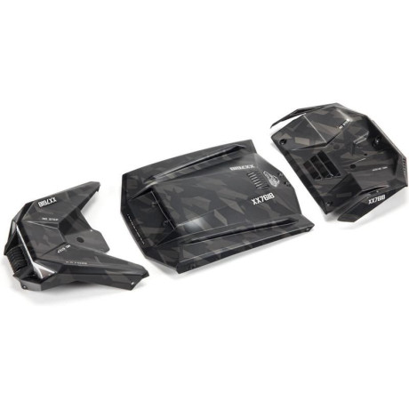 Arrma panely karosérie černé: Firearm