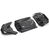 Pótalkatrész Arrma Fireteam 6S BLX RC modellautóhoz: Első, hátsó és tető karosszériaelemek. Kész, festett.