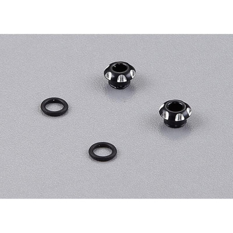 Killerbody hliníkový držiak LED 3mm čierny