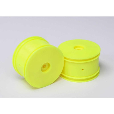 Losi Rear Wheel, Yellow (2): Mini-B