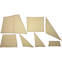 Előre varrott vitorlák készlete hajóépítéshez - Dusek Le Cerf 1779 1:72.