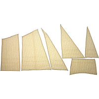 Előre varrott vitorlák készlete hajóépítéshez - MAMOLI Marseille 1764 1:64.