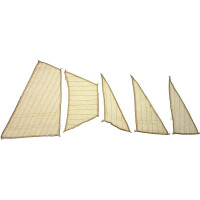 Előre varrt vitorlák készlete hajóépítéshez - MAMOLI Gretel 1:54.