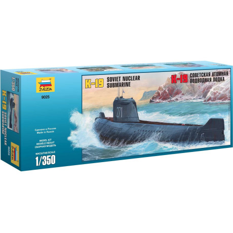 Model Kit ponorka 9025 - K-19 Soviet Nuclear Submarine "Hotel" Class (1:350)