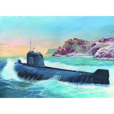 Model Kit ponorka 9025 - K-19 Soviet Nuclear Submarine "Hotel" Class (1:350)