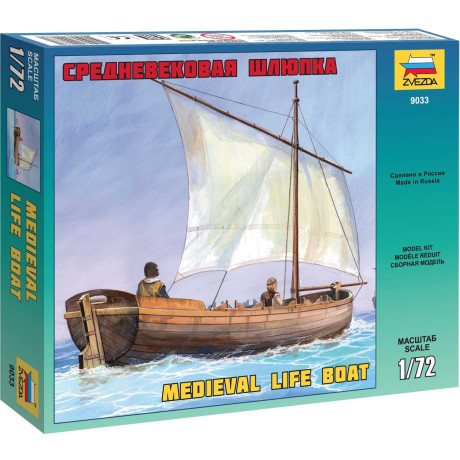 Model Kit loď 9033 - Medieval Life Boat (1:72)