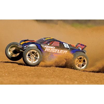 Traxxas Nitro Rustler 1:10 TQi RTR červený