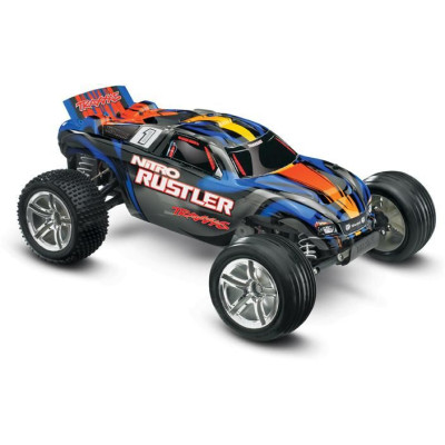 Traxxas Nitro Rustler 1:10 TQi RTR červený