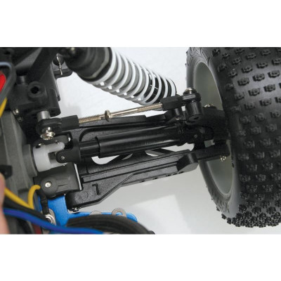 Traxxas Nitro Rustler 1:10 TQi RTR stříbrno-červený