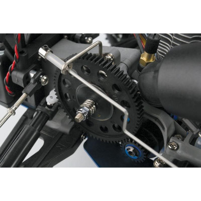 Traxxas Nitro Rustler 1:10 TQi RTR stříbrno-červený