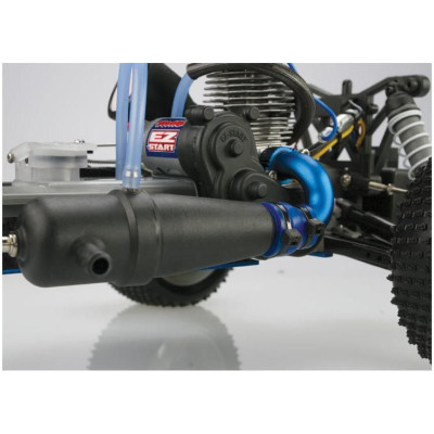 Traxxas Nitro Rustler 1:10 TQi RTR stříbrno-červený