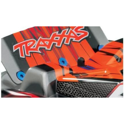 Traxxas Nitro Rustler 1:10 TQi RTR stříbrno-červený