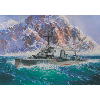 'Model Kit loď 9043 - German Destroyer Z-17 Diether von Roeder (1:350)
