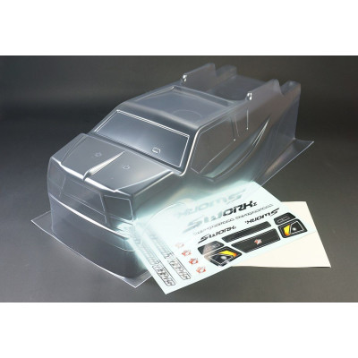 SWORKZ 1/8 Off Road RHINOCERO III Speed čirá lexanová karoserie, 1 ks.