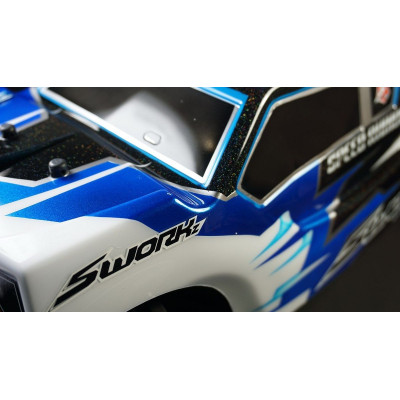 SWORKZ 1/8 Off Road RHINOCERO III Speed čirá lexanová karoserie, 1 ks.