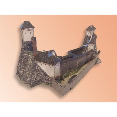 Hrad Trosky 2. vydanie Dobová rekonštrukcia aj súčasný stav 1:300