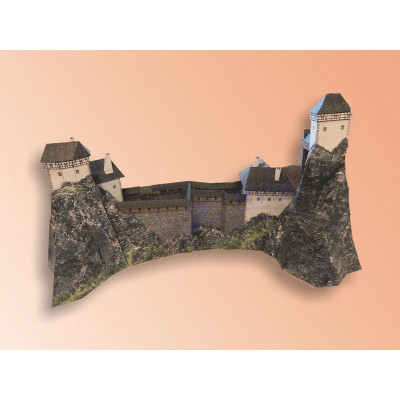 Hrad Trosky 2. vydanie Dobová rekonštrukcia aj súčasný stav 1:300