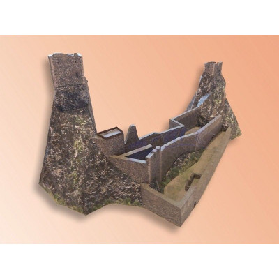 Hrad Trosky 2. vydanie Dobová rekonštrukcia aj súčasný stav 1:300