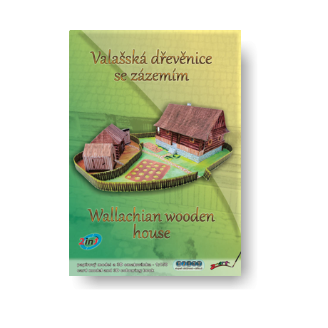 Valašská drevenica so zázemím 1:150