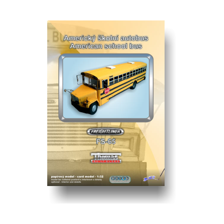 Americký školský autobus Freightliner FS-65 1:32