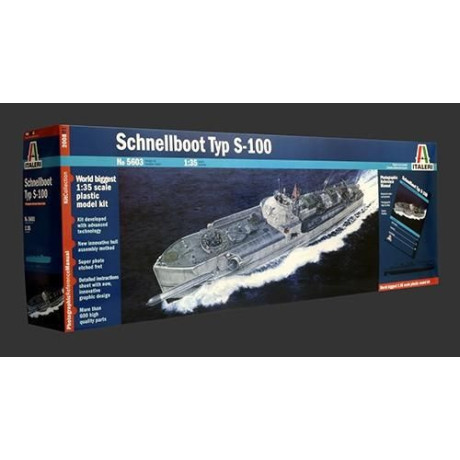 Model Kit loď PRM edice 5603 - SCHNELLBOOT TYP S-100 (1:35)