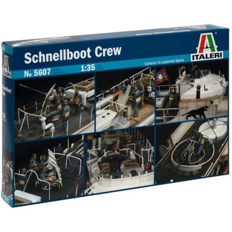 Model Kit figurky 5607 - SCHNELLBOOT CREW (1:35)