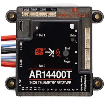 Spektrum přijímač AR14400T 14CH PowerSafe s telemetrií