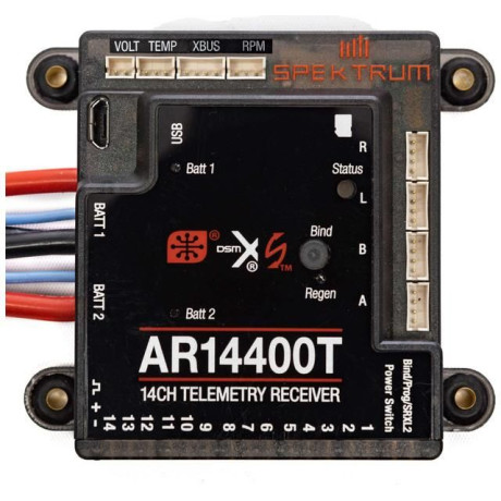 Spektrum přijímač AR14400T 14CH PowerSafe s telemetrií