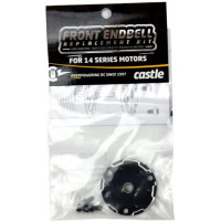 Castle motor szervizkészlet, 1406, 1410, 1412, 1415 sorozathoz. Első motorsapka, csapágyazással és M3x5 mm-es csavarokkal.