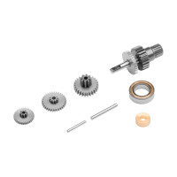 Extra vastag (10mm) 26g-os, programozható digitális mikroservó fém fogaskerekekkel és 6,0-8,4V, 2xBB tápfeszültség-tartományban, ideális a szárnyakhoz és a fékszárnyakhoz. 8,2kg.cm tolóerő, 0,15s/60° sebesség 6,0V-on, 10kg.cm tolóerő, 0,12s/60° sebesség 7,4V-on. Alumínium doboz a tökéletes hűtésért nagy terhelés alatt.